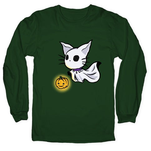 Ghost Cat Longsleeve Tee