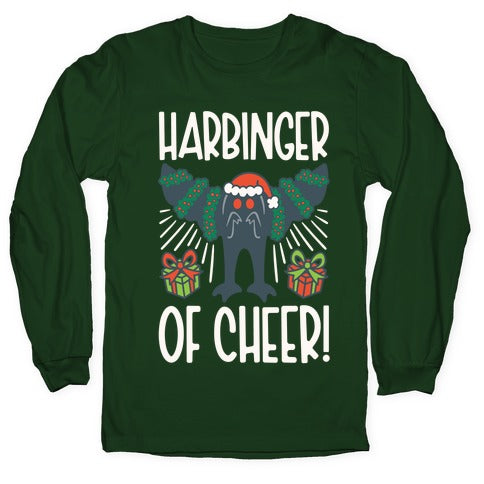 Harbinger of Cheer Mothman Parody Longsleeve Tee