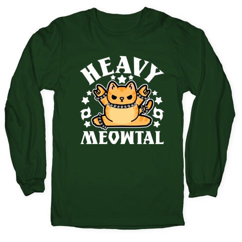 Heavy Meowtal Longsleeve Tee