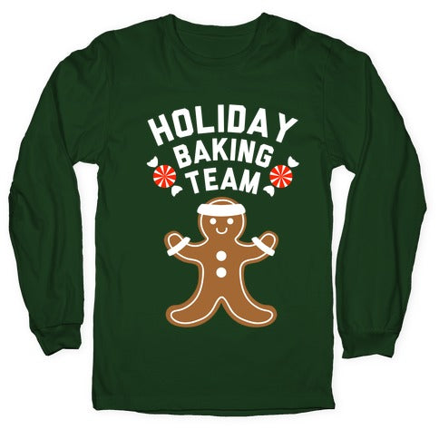 Holiday Baking Team (White Ink) Longsleeve Tee