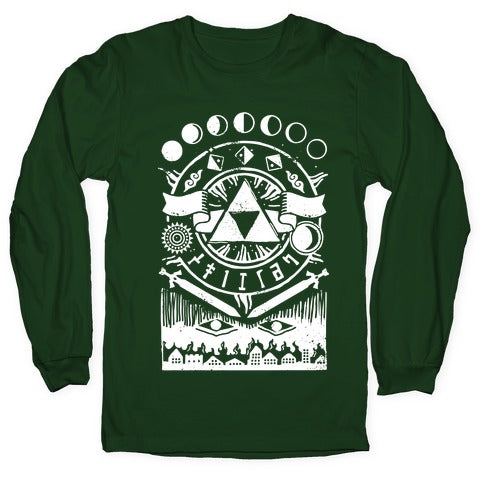 Hyrule Occult Symbols Longsleeve Tee