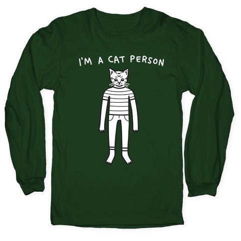 I'm A Cat Person Longsleeve Tee