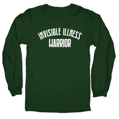 Invisible Illness Warrior Longsleeve Tee