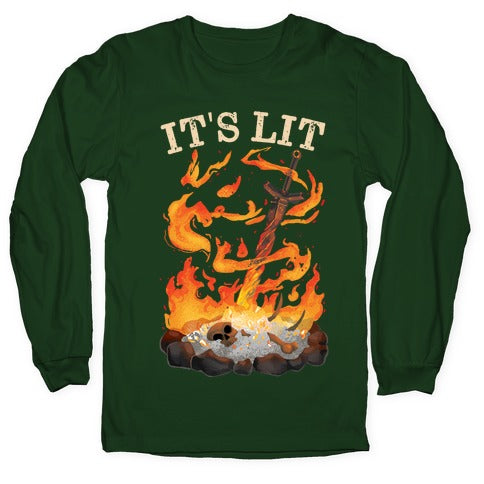 It's Lit Bonfire Longsleeve Tee