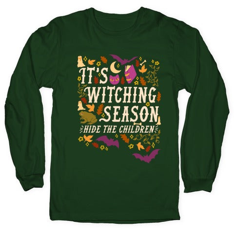 It's Witching Season Hide The Children Longsleeve Tee
