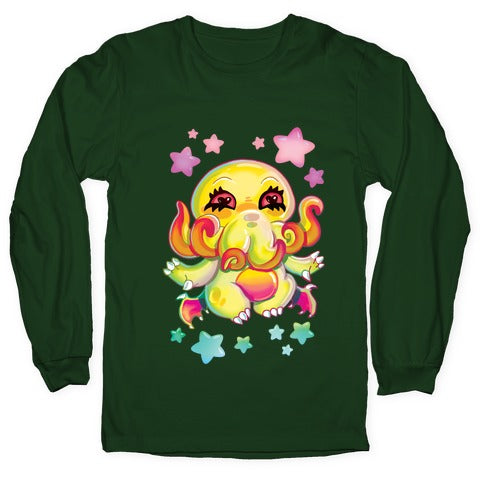 Kawaii Cthulhu Longsleeve Tee