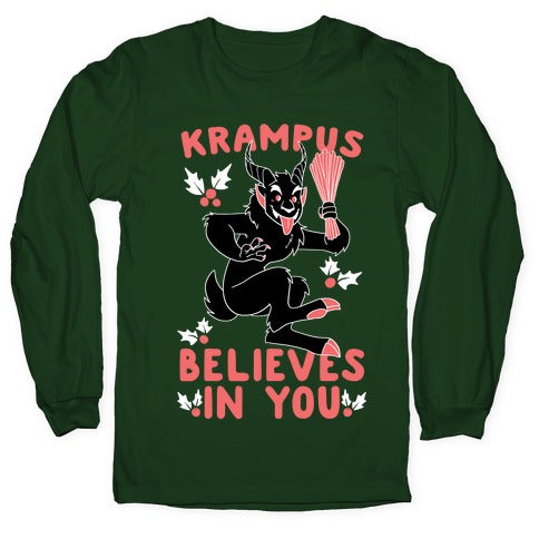 Krampus Believes in You Longsleeve Tee