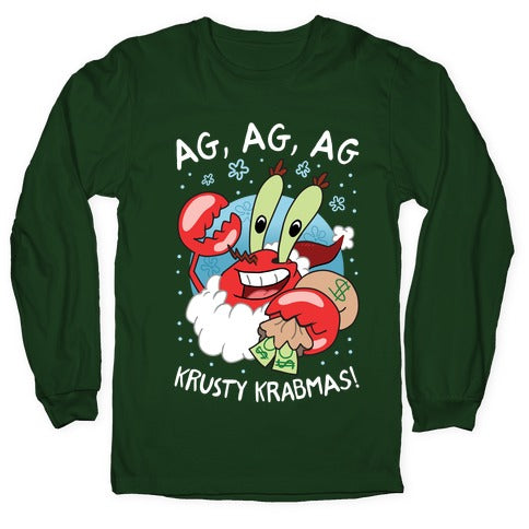 Krusty Krabmas!  Longsleeve Tee