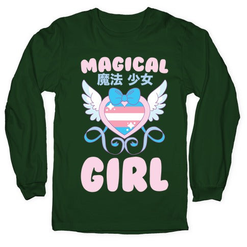 Magical Girl - Trans Pride Longsleeve Tee
