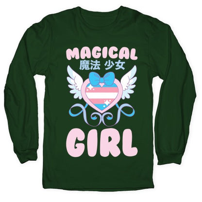 Magical Girl - Trans Pride Longsleeve Tee
