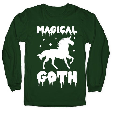 Magical Goth Unicorn Longsleeve Tee