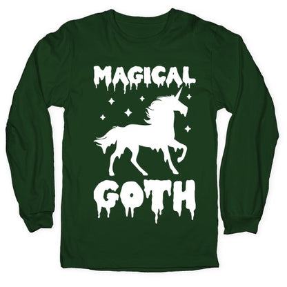 Magical Goth Unicorn Longsleeve Tee