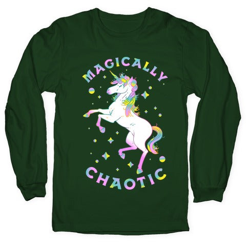 Magically Chaotic Unicorn Longsleeve Tee