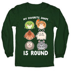 My Favorite Shape Is Round Longsleeve Tee