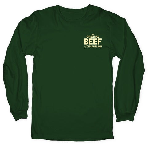 Orginal BEEF of Chicagoland Small Logo Longsleeve Tee
