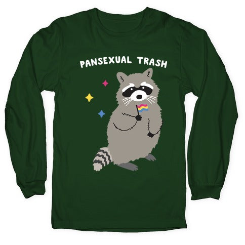 Pansexual Trash Raccoon Longsleeve Tee