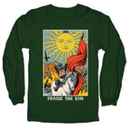 Praise The Sun Tarot Card Longsleeve Tee