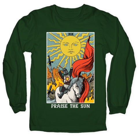 Praise The Sun Tarot Card Longsleeve Tee