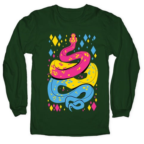 Pride Snakes: Pansexual Longsleeve Tee