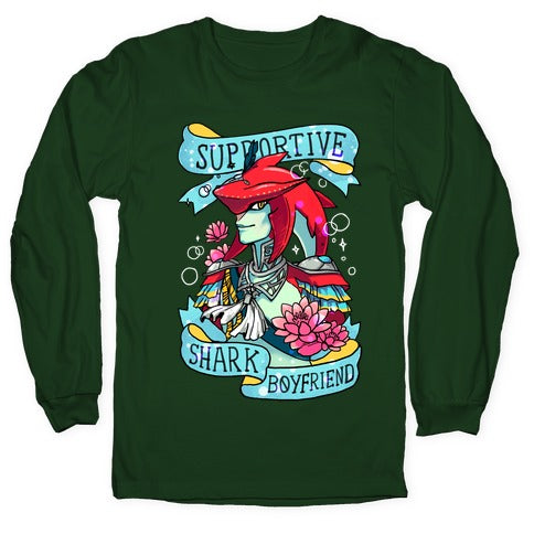 Prince Sidon: Supportive Shark Boyfriend Longsleeve Tee
