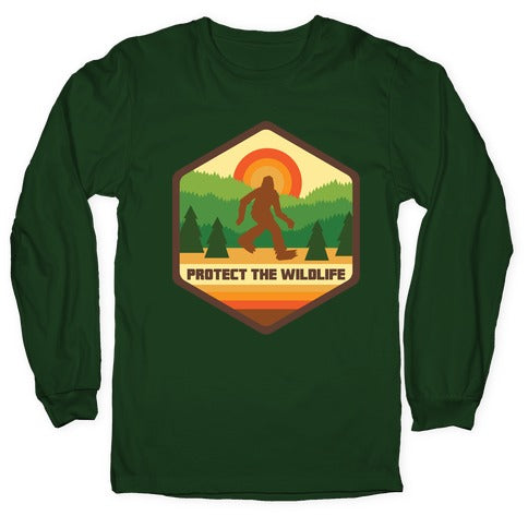 Protect The Wildlife (Bigfoot) Longsleeve Tee