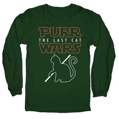 Purr Wars: The Last Cat Longsleeve Tee