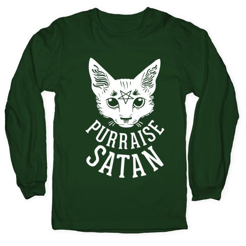 Purraise Satan Longsleeve Tee