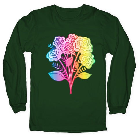 Rainbow Vulva Bouquet Longsleeve Tee