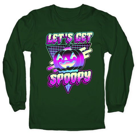 Retrowave Let's Get Spoopy Longsleeve Tee