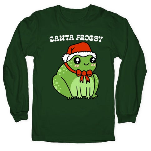 Santa Froggy Longsleeve Tee