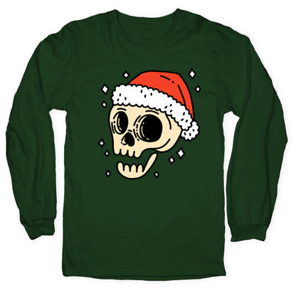 Santa Skull Longsleeve Tee