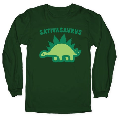 Sativasaurus Dinosaur Longsleeve Tee