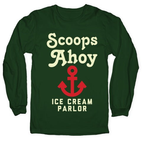 Scoops Ahoy Logo Parody Longsleeve Tee