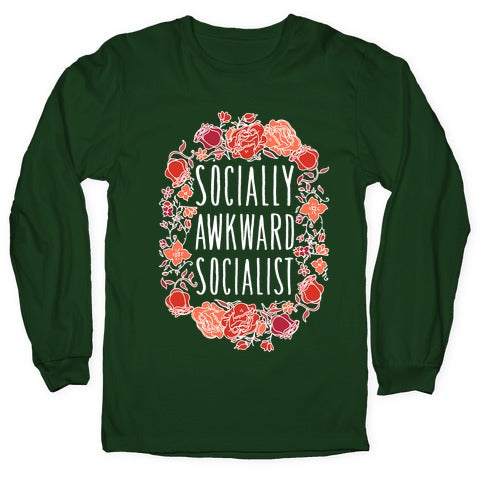 Socially Awkward Socialist Longsleeve Tee