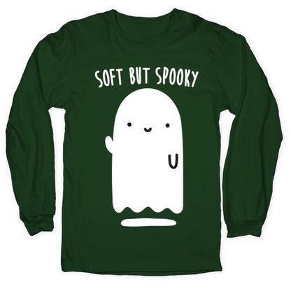 Soft But Spooky Ghost Longsleeve Tee