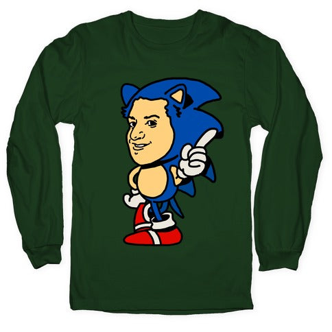 Sonic Ben Schwartz Parody Longsleeve Tee