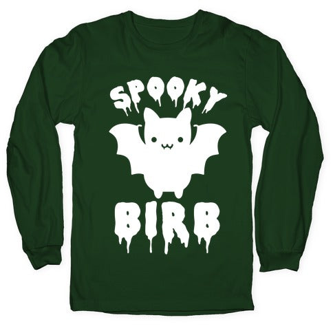 Spooky Birb Bat Longsleeve Tee