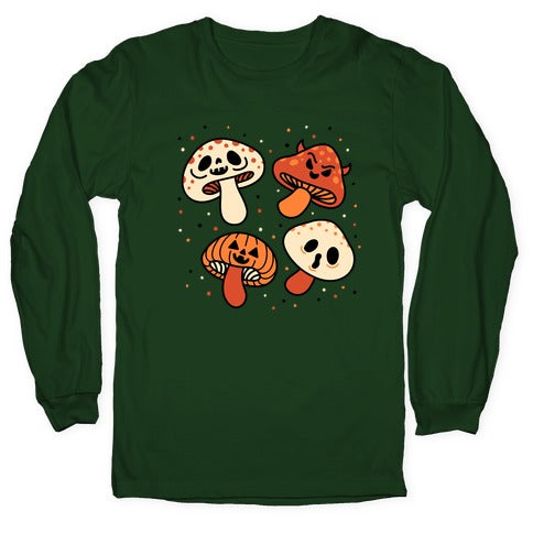 Spooky Mushrooms Longsleeve Tee