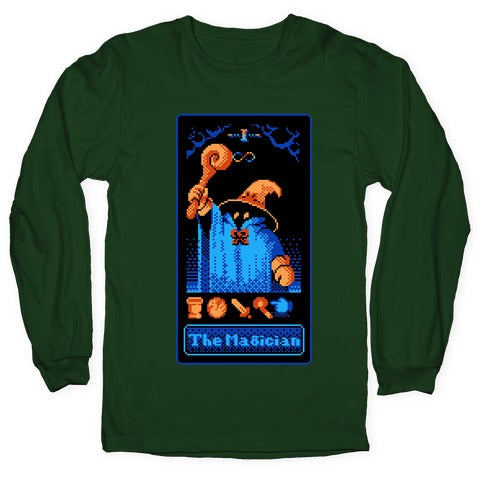 The Black Mage Magician Tarot Longsleeve Tee