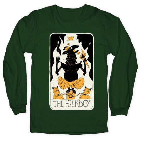 The Heckboy Tarot Card Longsleeve Tee