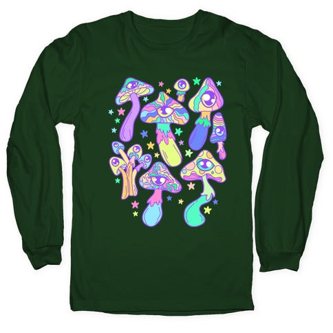 The Mushrooms Have Eyes Longsleeve Tee