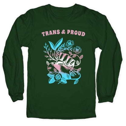 Trans & Proud Longsleeve Tee