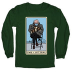 Two of Mittens (Bernie Tarot Parody) Longsleeve Tee