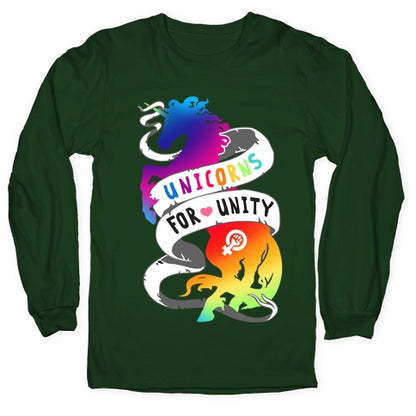 Unicorns For Unity Longsleeve Tee