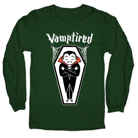 Vamptired Tired Vampire Longsleeve Tee