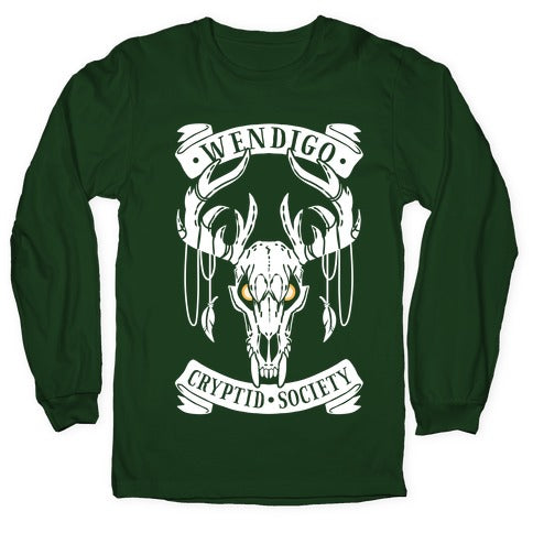 Wendigo Cryptid Society Longsleeve Tee
