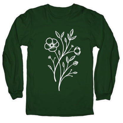 Wildflower Stippled Tattoo Longsleeve Tee