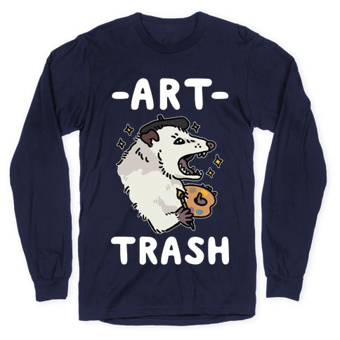 Art Trash Possum Longsleeve Tee