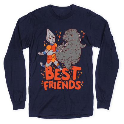 Best Friends Jet Jaguar & Godzilla Longsleeve Tee