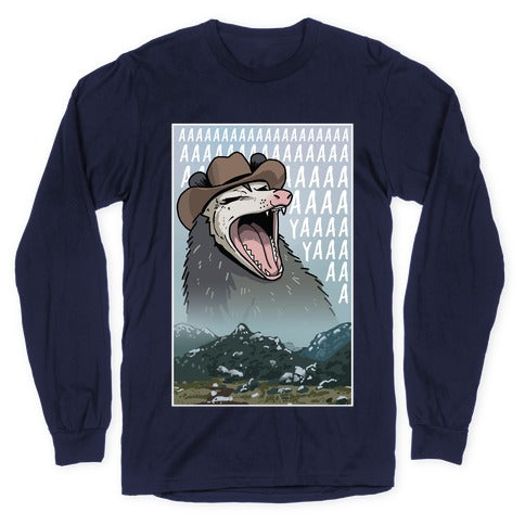 Big Enough Possum  Longsleeve Tee